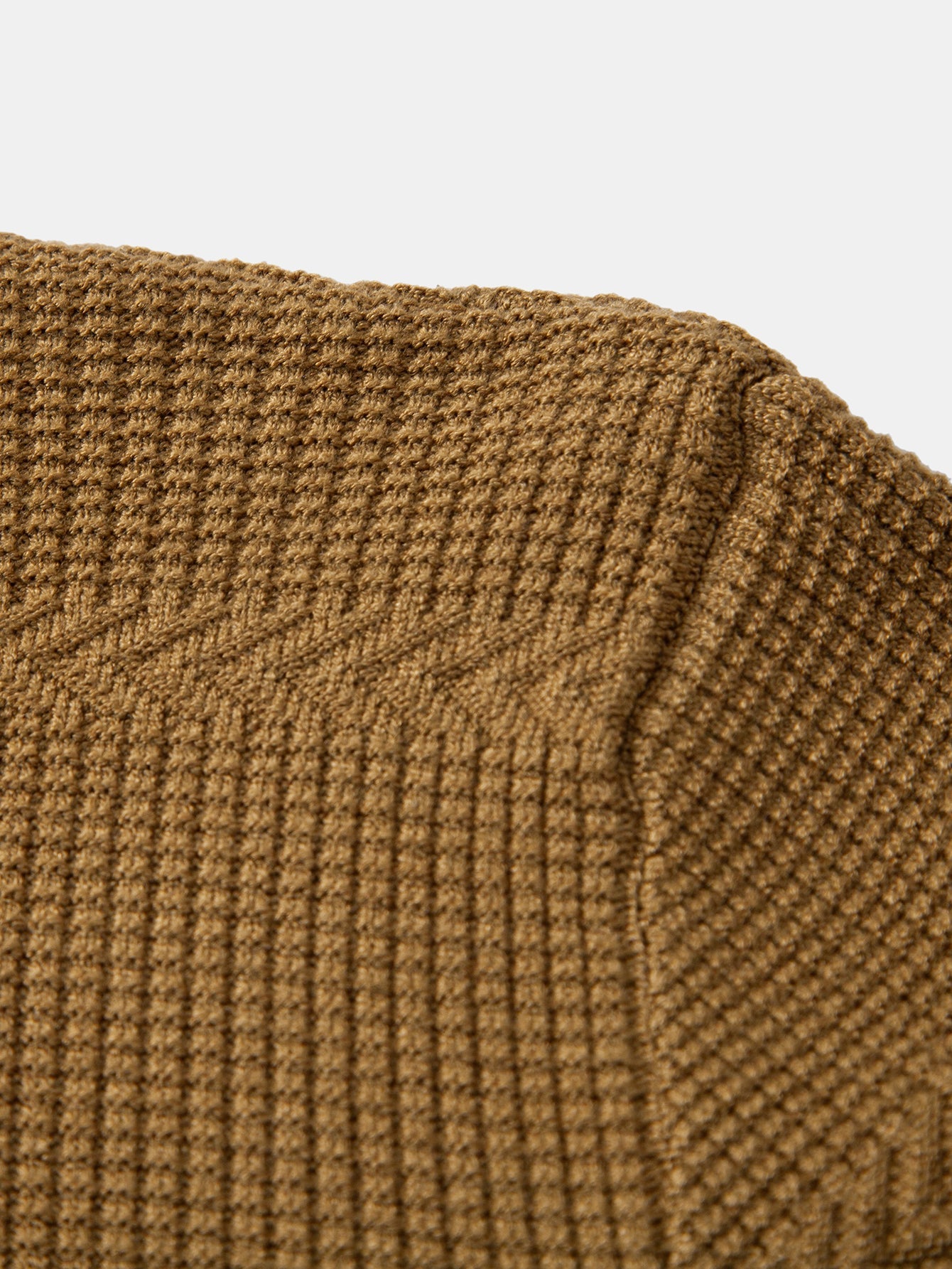 Geometric Jacquard Crew Neck Sweater