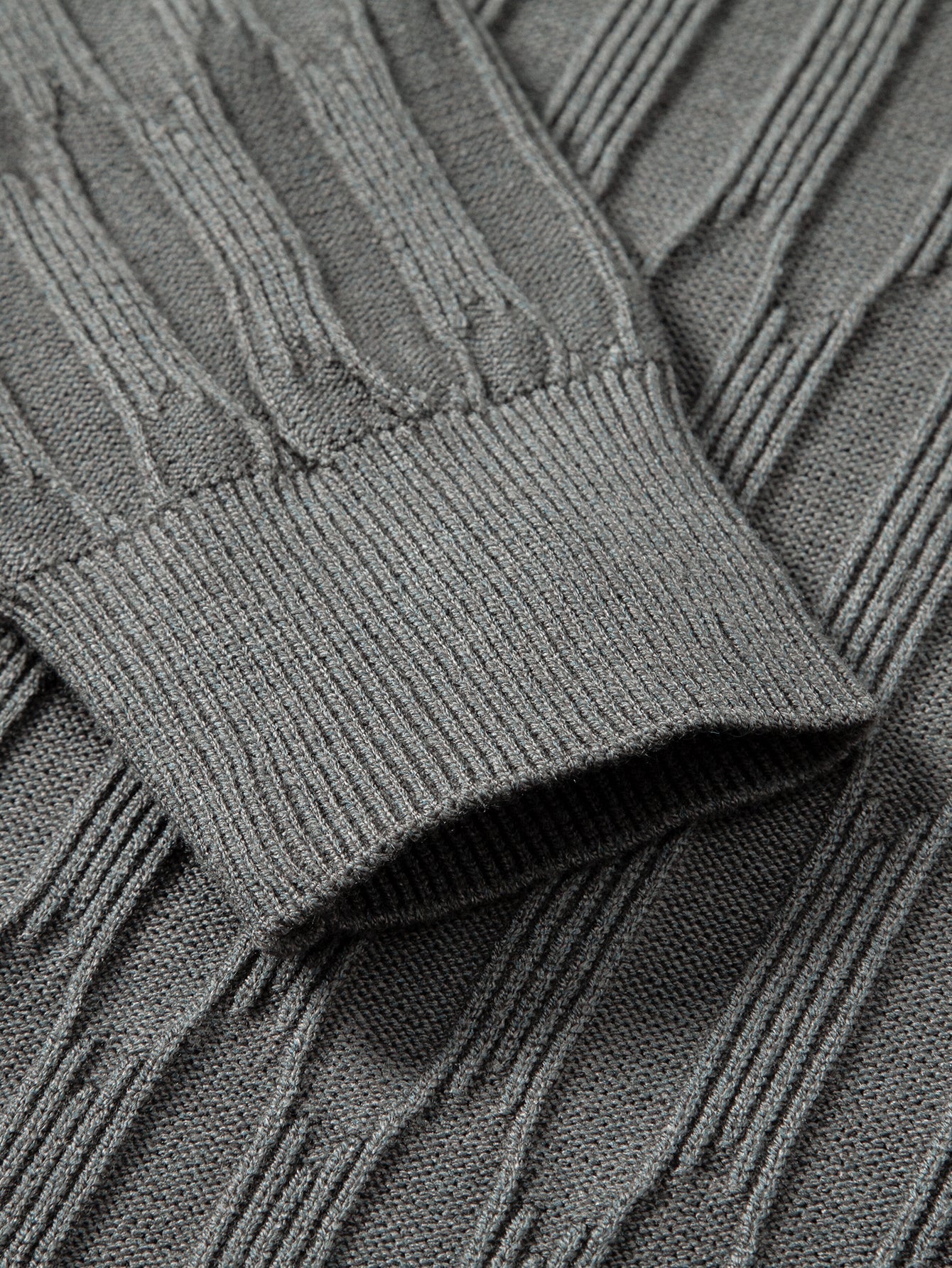 Textured Crew Neck Sweater