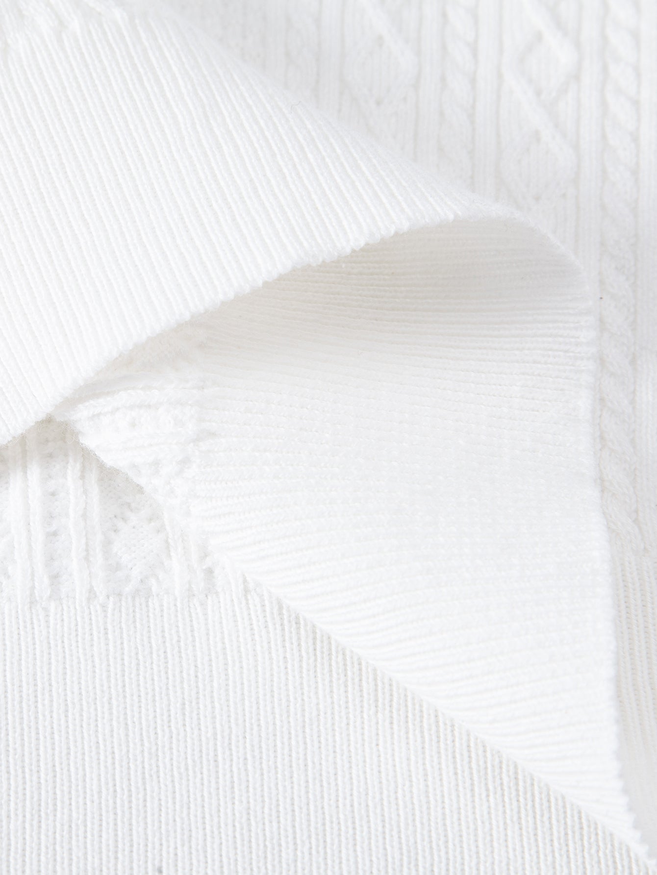 Geometric Jacquard Knit Polo