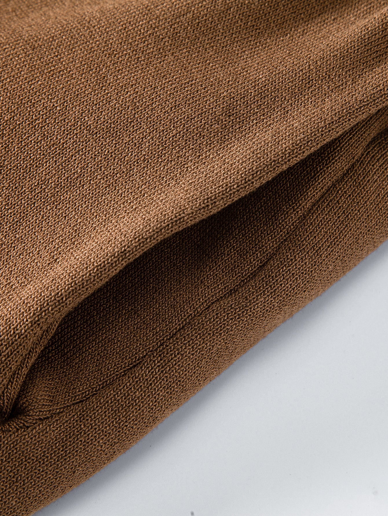 Solid Drawstring Knit Shorts