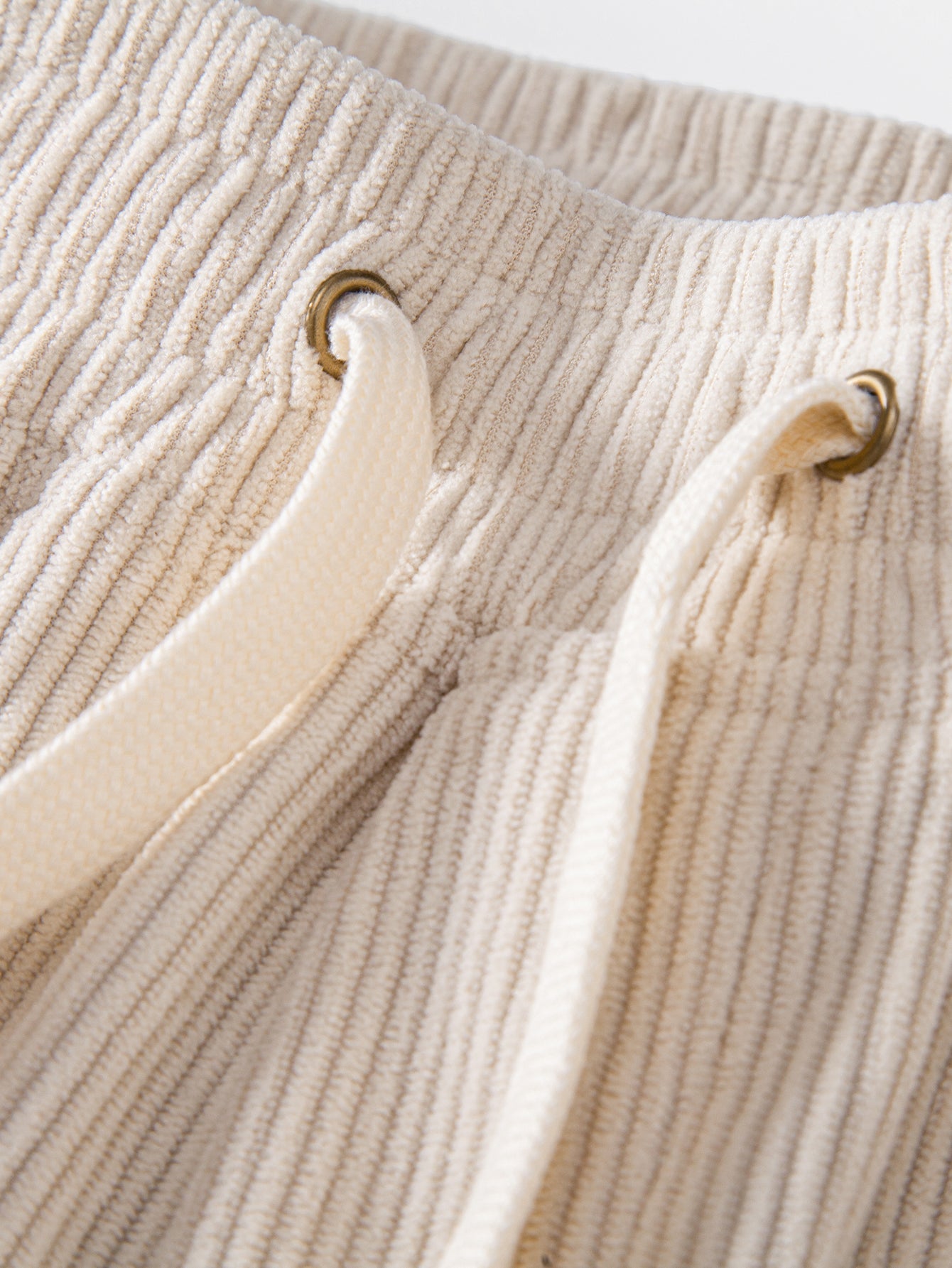 5" Drawstring  Corduroy Shorts