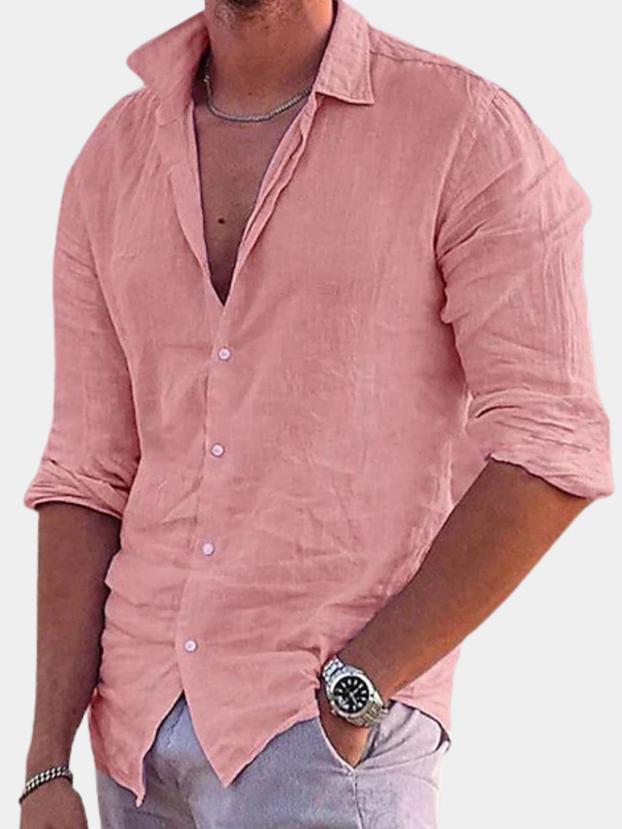 COTTON LINEN SHIRT