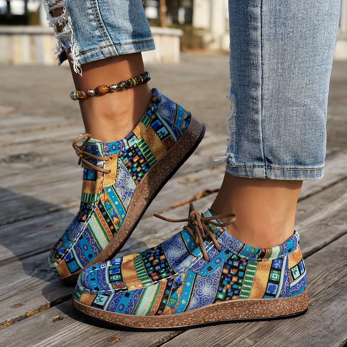 Colourful Retro Women's Shoes