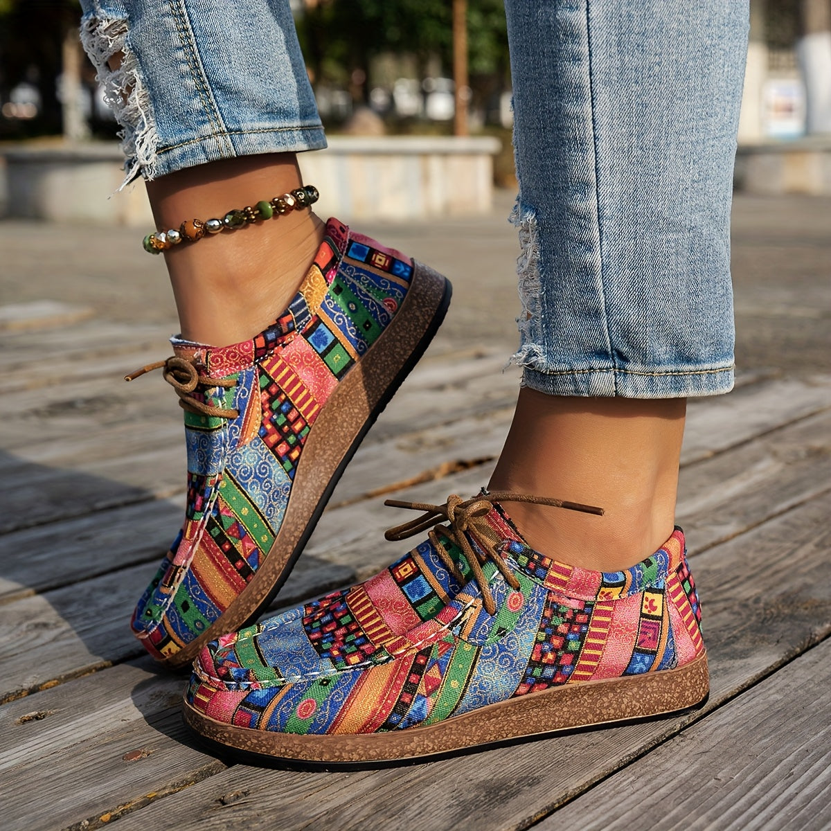 Colourful Retro Women's Shoes
