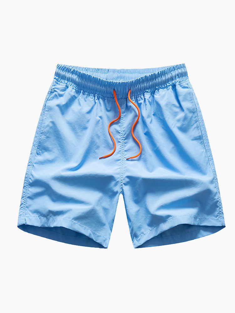3 Pieces Man Mid Length Drawstring Swim Shorts