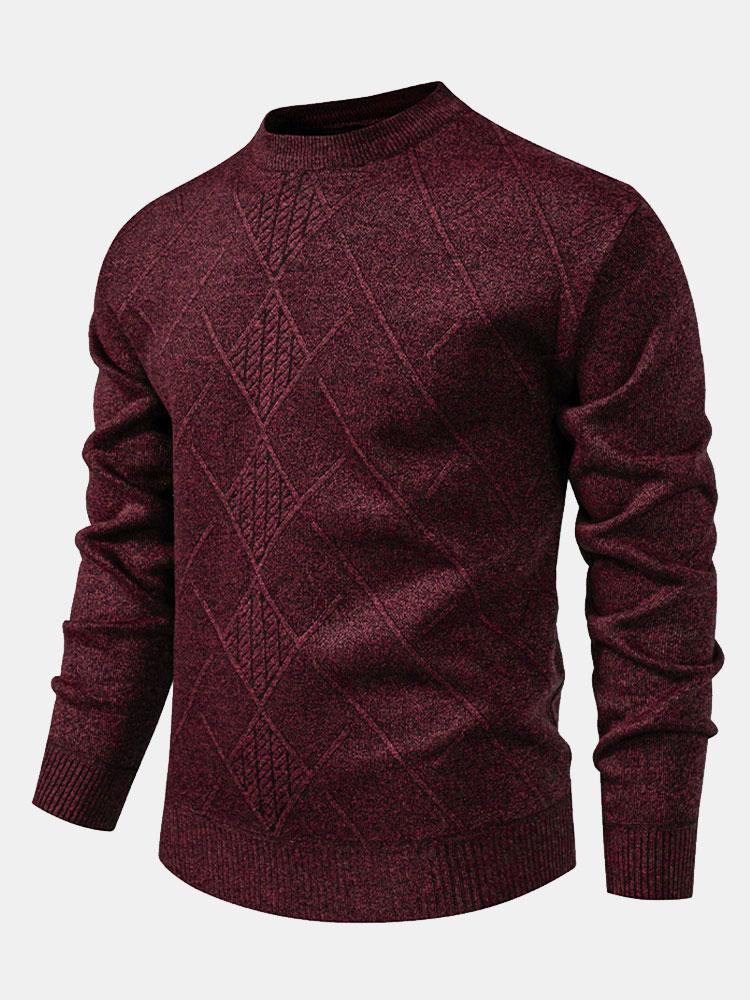 Geometric Rhombus Sweater