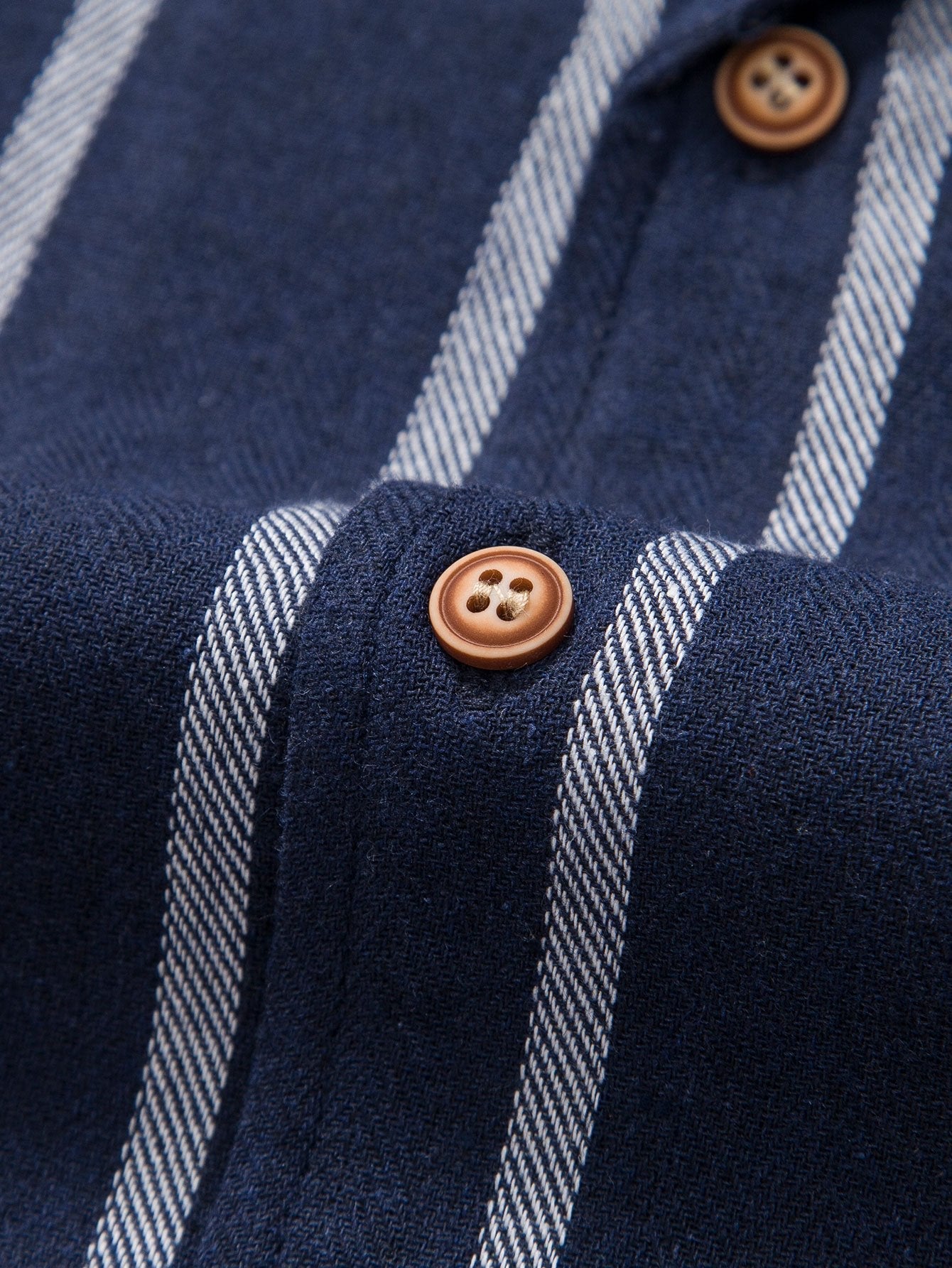 Cotton Blend Striped Cuban Shirt & Straight Leg Linen Pants