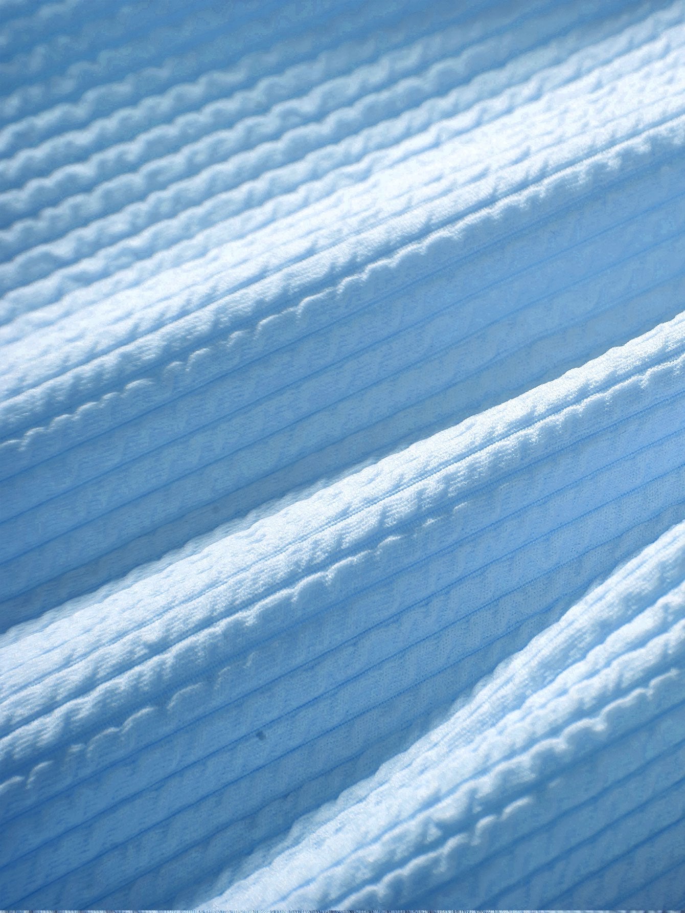 Straight Leg Ribbed Trousers