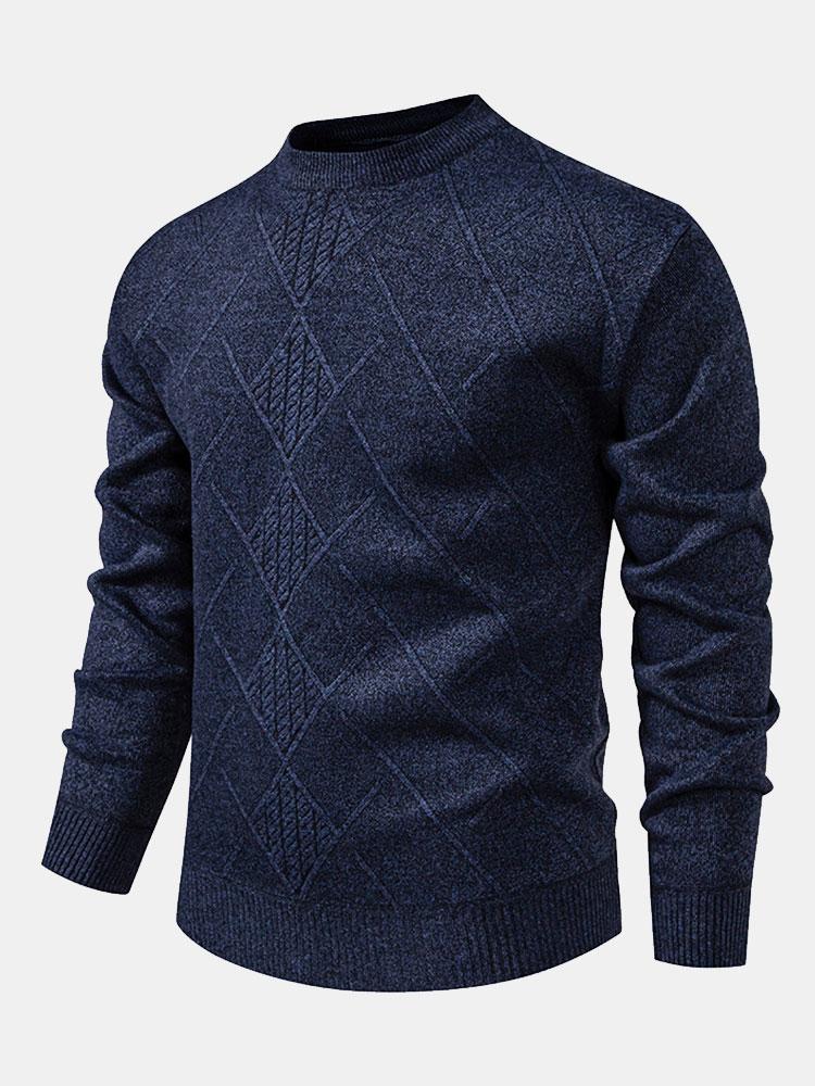 Geometric Rhombus Sweater