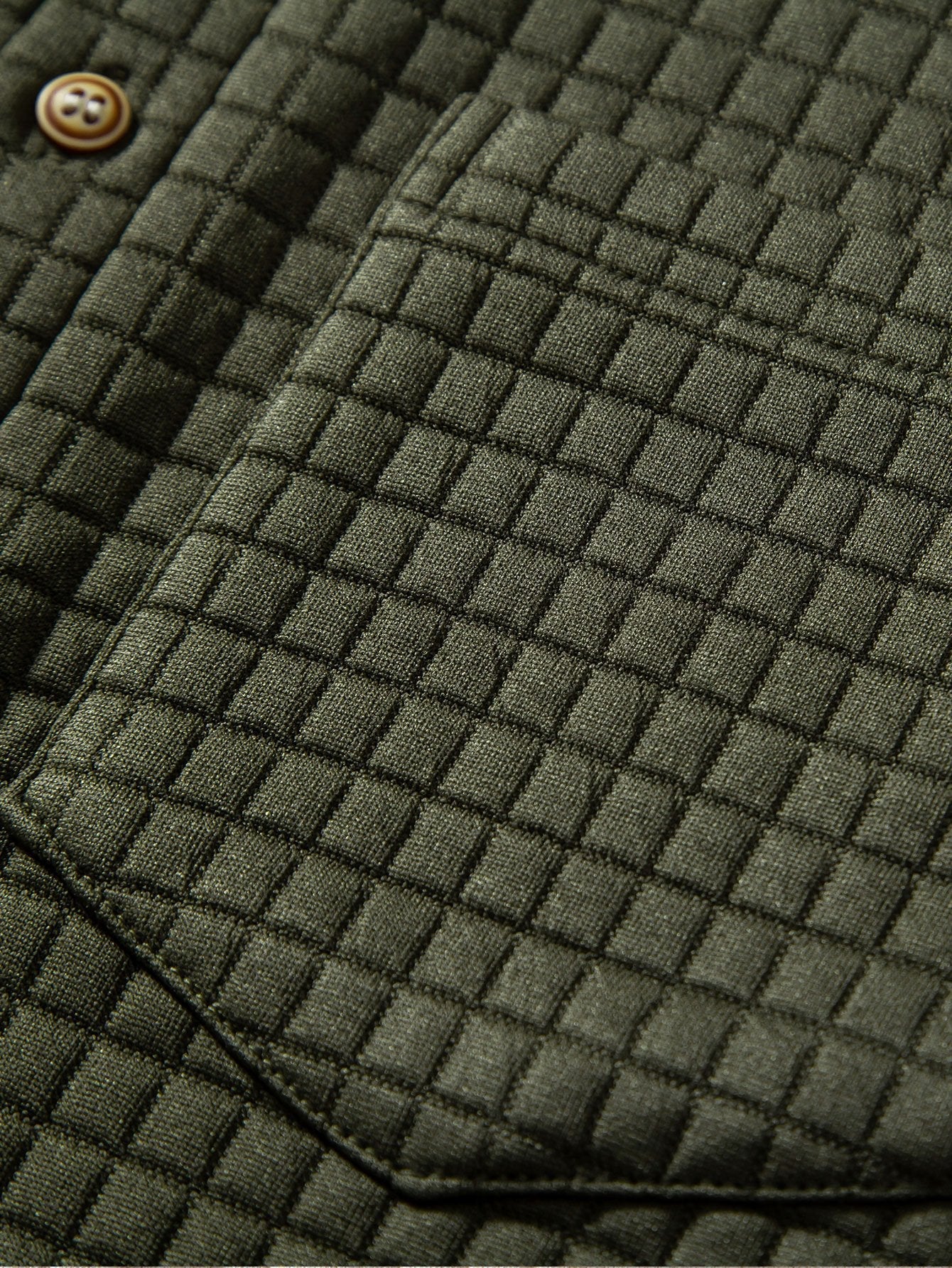 Waffle Polo With Pockets