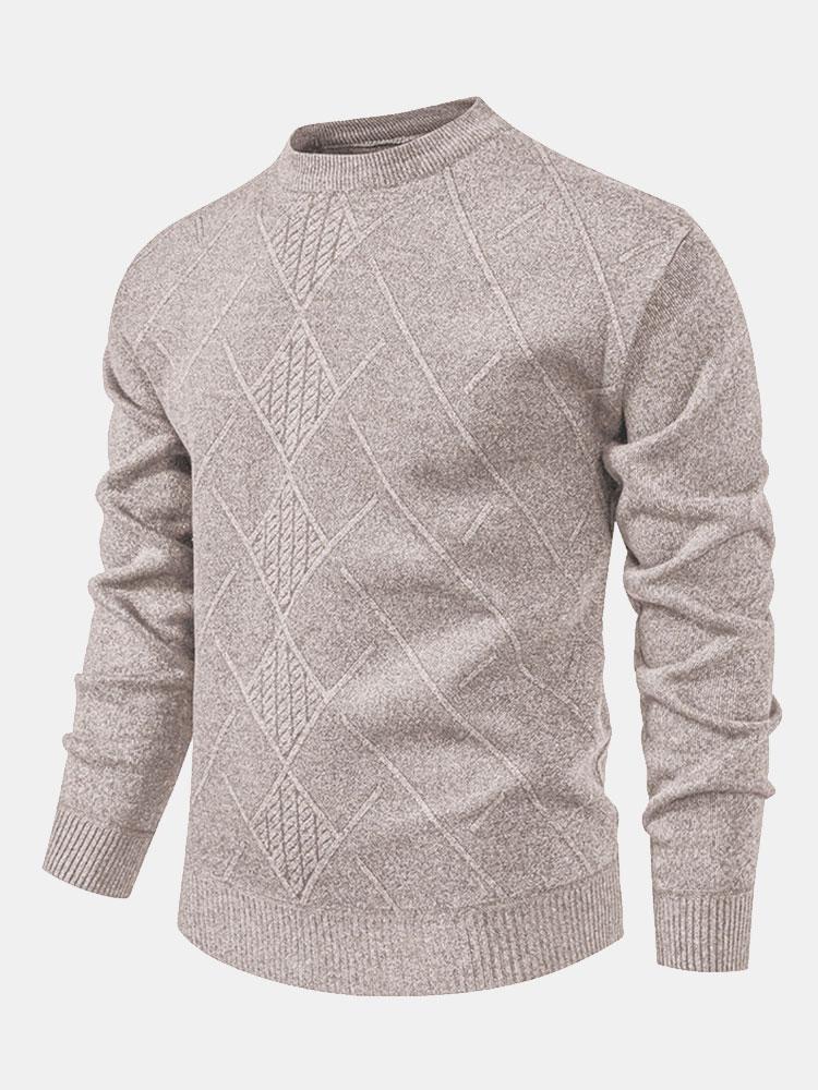 Geometric Rhombus Sweater