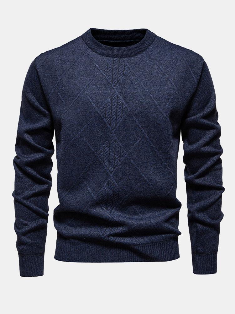 Geometric Rhombus Sweater