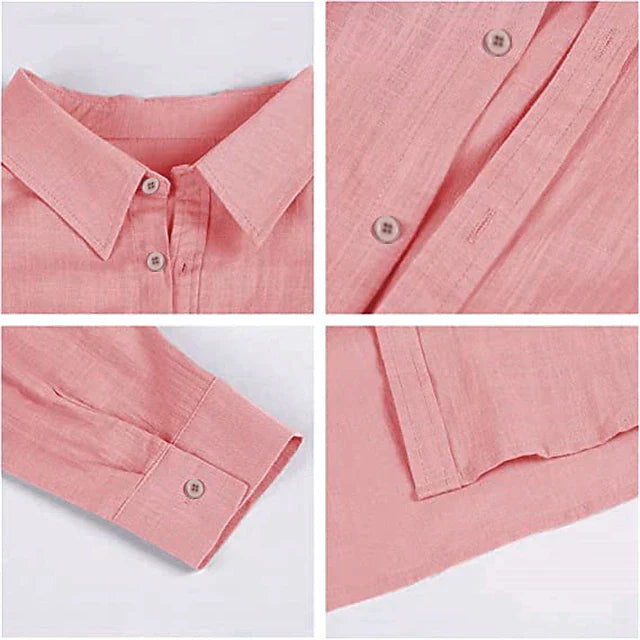 COTTON LINEN SHIRT