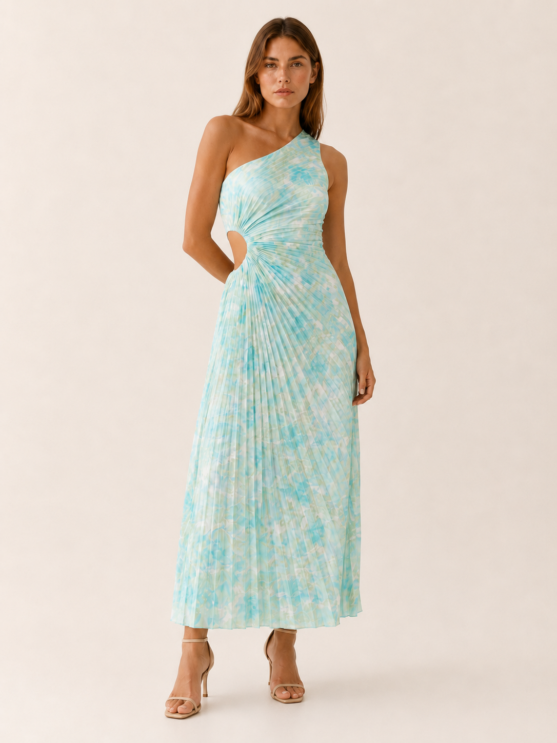 Odessa | One Shoulder Floral Maxi Dress