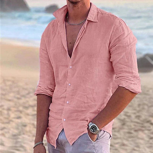 COTTON LINEN SHIRT