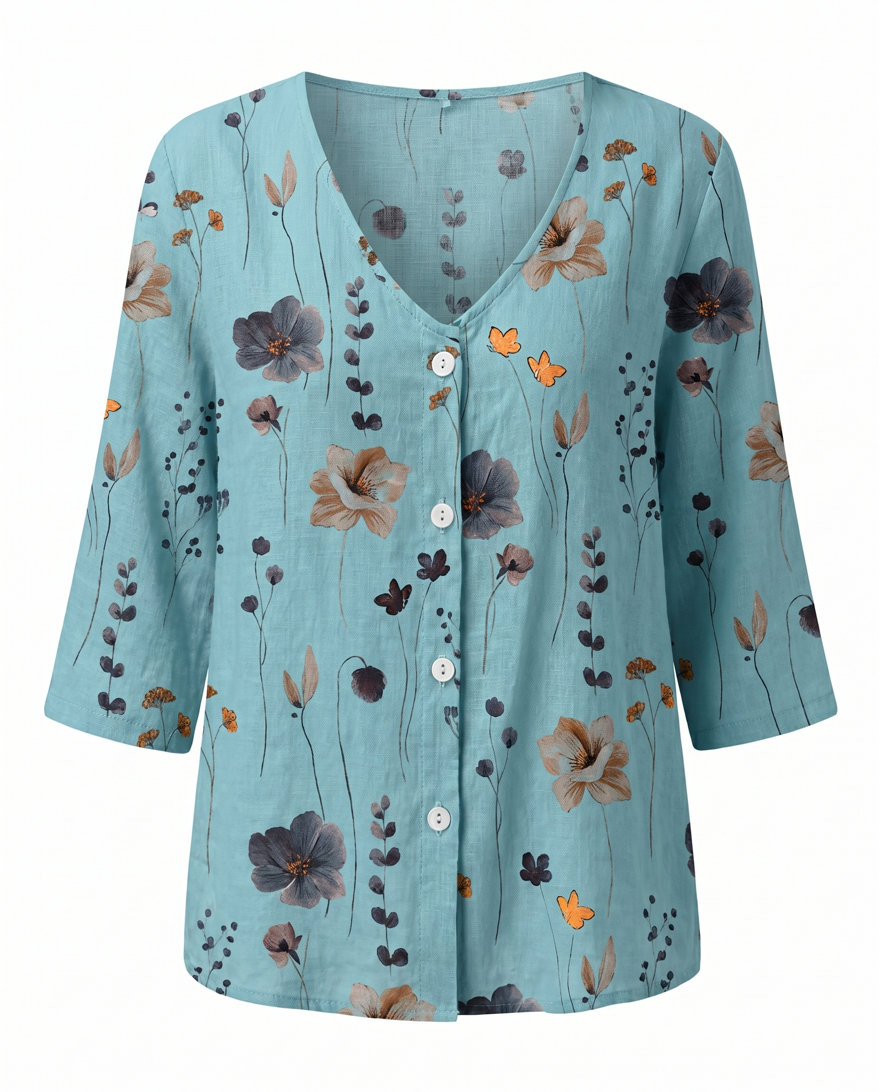 Women's Blouse | Three-Quarter Sleeve
